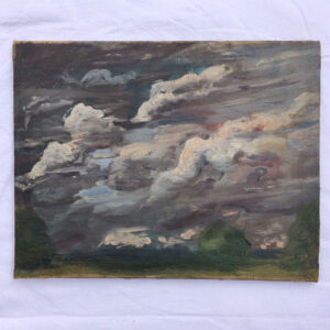An oil study of clouds